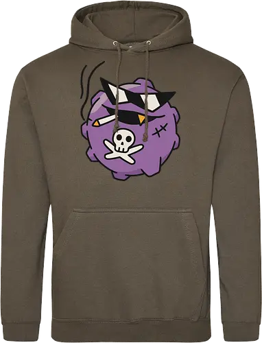 Edgy Retro Poison Gas Monster