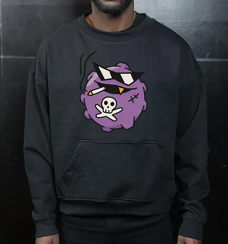 Edgy Retro Poison Gas Monster