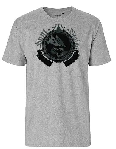 The Hunt Begins -  Hunter's Edition - bloodborne t-shirt, the hunt begins, jäger hut, gamer kleidung, fromsoftware, action rpg, teetan, yharnam, cainhurst castle, souls-like, gotische fantasie, playstation 4, kosmischer horror, great ones, visceral attack - Fairtrade T-Shirt
