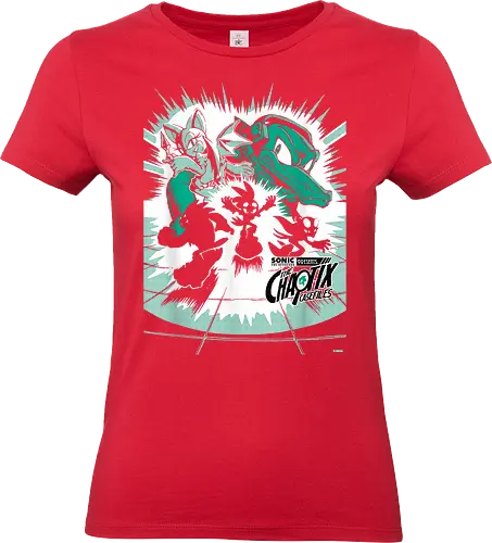Hedgehog The Hedgehog Chaotix Casefiles Nostalgie Gamer Design - Hedgehog, Chaotix Casefiles, Retro Spiel, Gamer Mode, Sega Klassiker, Arcade Nostalgie, Gaming Outfit, Zocker Style, 90er Spiele, Konsolen Fan, Pixel Design, Videospiel Shirt, Geschenk für Gamer, Cartoon Spiel, Kult Spiel - Standard T-Shirt (Frauen)