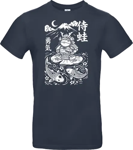 Samurai Frosch Anime Krieger Katana Japan