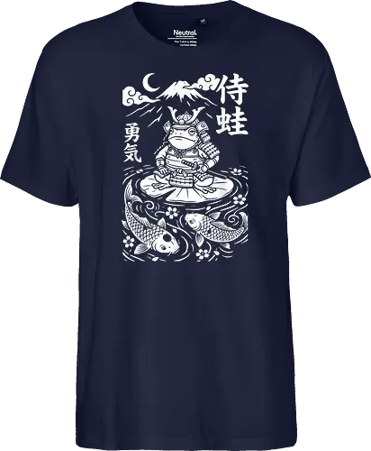 Samurai Frosch Anime Krieger Katana Japan