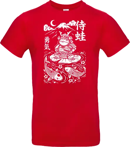 Samurai Frosch Anime Krieger Katana Japan