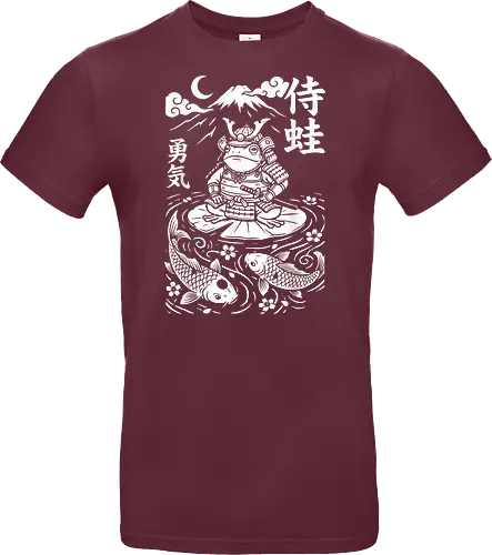 Samurai Frosch Anime Krieger Katana Japan