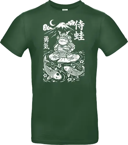 Samurai Frosch Anime Krieger Katana Japan