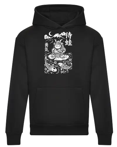 Samurai Frosch Anime Krieger Katana Japan