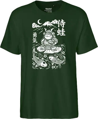 Samurai Frosch Anime Krieger Katana Japan