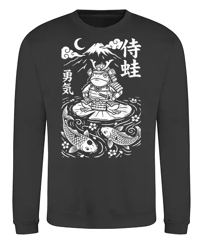 Samurai Frosch Anime Krieger Katana Japan - Samurai Frosch, Anime Frosch, Japan Anime Shirt, Katana Design, Otaku Kleidung, Kawaii Samurai, Anime Streetwear, Japan Ästhetik, Manga Stil, Ninja Frosch, Anime Tier, Krieger Frosch, Japan Kultur, Anime Geschenk, Lustiges Anime Shirt - Sweatshirt