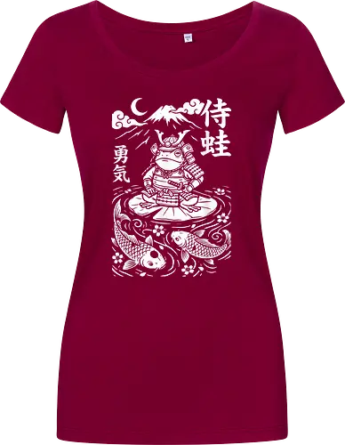 Samurai Frosch Anime Krieger Katana Japan