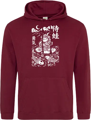 Samurai Frosch Anime Krieger Katana Japan