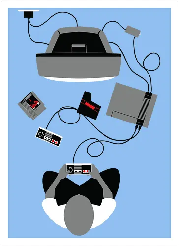 Retro-Konsolen-Nostalgie - 8-Bit-Ära