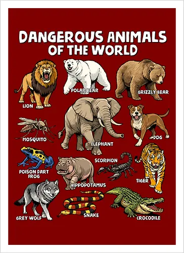 Dangerous Animals of the World