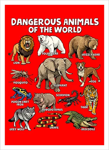 Dangerous Animals of the World