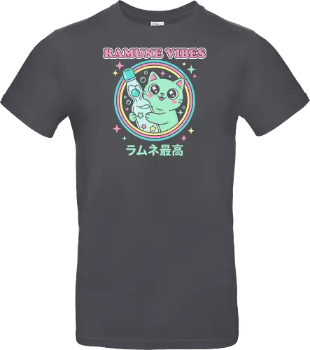 Kawaii Mint Cat Retro Japanese Soda Graphic