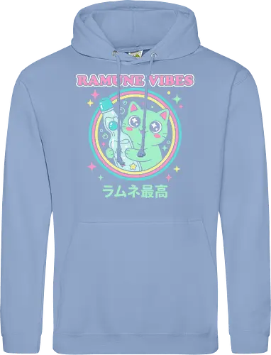 Kawaii Mint Cat Retro Japanese Soda Graphic