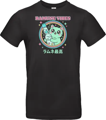 Kawaii Mint Cat Retro Japanese Soda Graphic