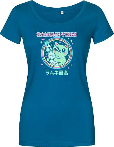 Kawaii Mint Cat Retro Japanese Soda Graphic