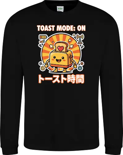 Toast Mode: On Kawaii Toaster Robot Retro Japanese Graphic