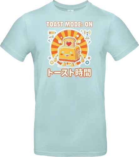 Toast Mode: On Kawaii Toaster Robot Retro Japanese Graphic