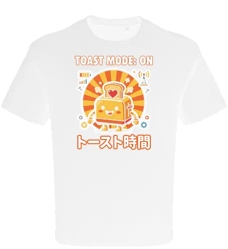 Toast Mode: On Kawaii Toaster Robot Retro Japanese Graphic