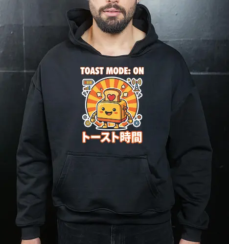 Toast Mode: On Kawaii Toaster Robot Retro Japanese Graphic