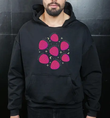 Cute Dark Strawberries