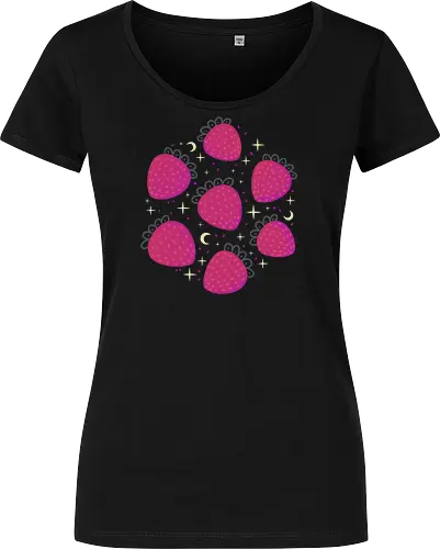 Cute Dark Strawberries