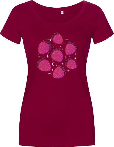 Cute Dark Strawberries