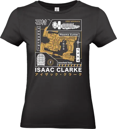 Isaac Clarke Aesthetic - dead space, survival horror, isaac clarke, plasma cutter, necromorph, horror, terror, unitology, the marker, usg ishimura, deadspace, game, gaming, gamer, video game - Standard T-Shirt (Frauen)