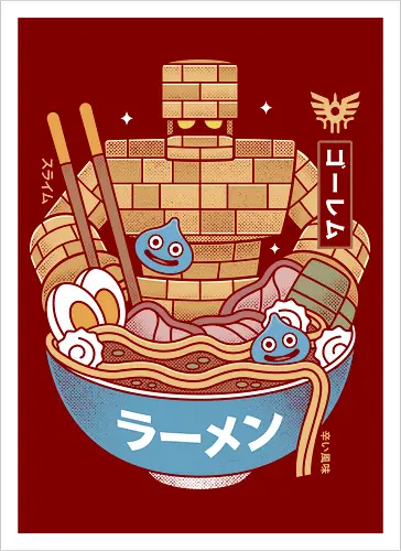 Erdrea Monsters Ramen Grunge