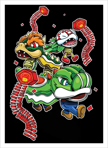 Pilzkönigreich-Feier - Mario