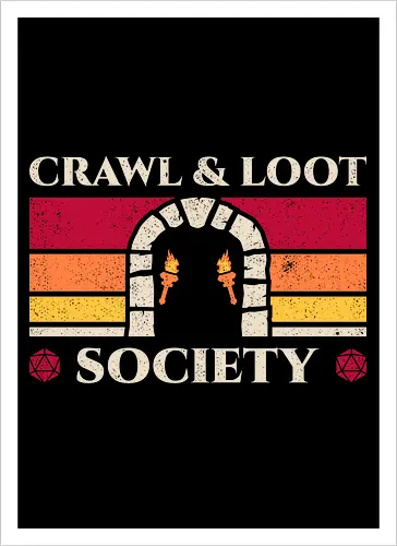 Crawl And Loot Society Retro Dungeon