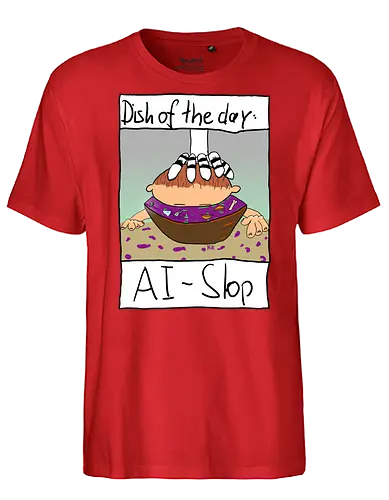 Dish of the day: AI-Slop - KI, AI, Kreativität - Fairtrade T-Shirt
