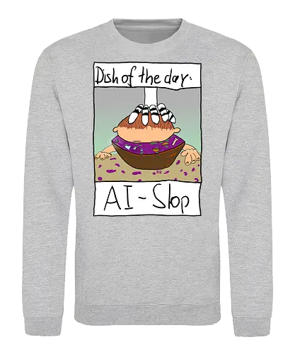 Dish of the day: AI-Slop - KI, AI, Kreativität - Sweatshirt