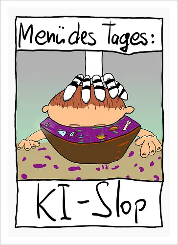 Menü des Tages: KI-Slop