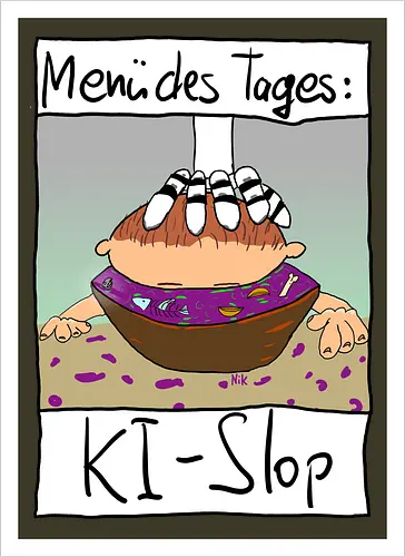 Menü des Tages: KI-Slop