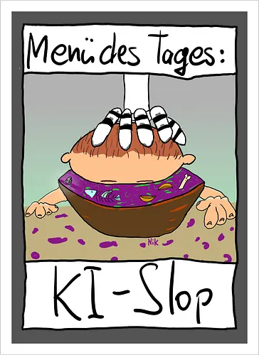 Menü des Tages: KI-Slop