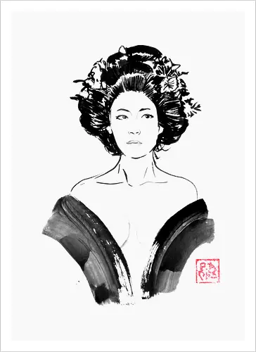 geisha dénudée