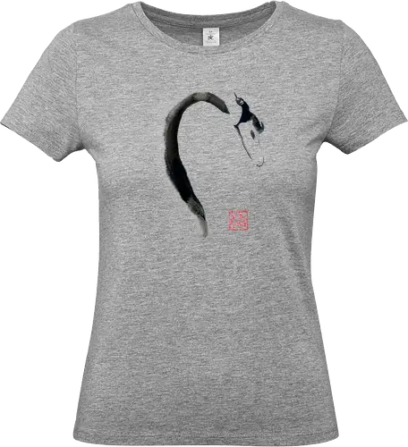 swan face - swan, sumie, japan - Standard T-Shirt (Frauen)
