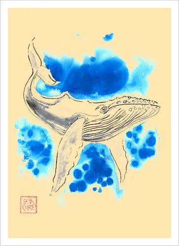 turquoise whale