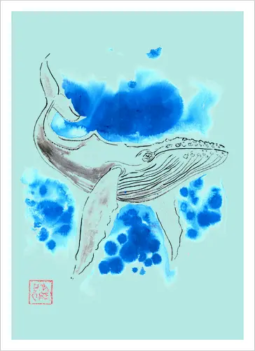 turquoise whale