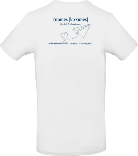  Cojones [koˈxones]-Klartext Rückendruck