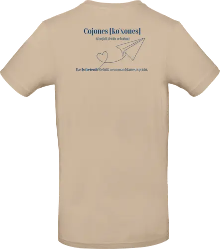  Cojones [koˈxones]-Klartext Rückendruck