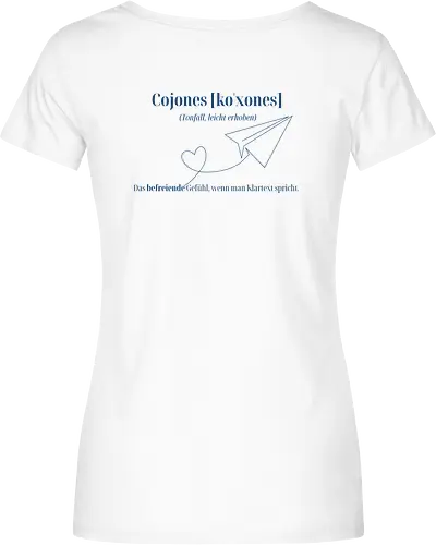  Cojones [koˈxones]-Klartext Rückendruck