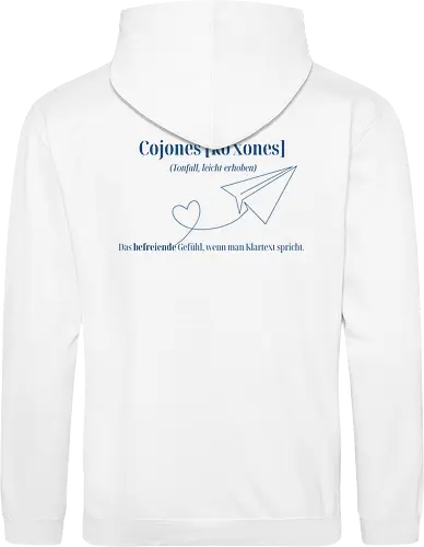  Cojones [koˈxones]-Klartext Rückendruck