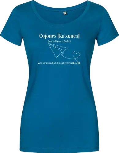 Cojones [koˈxones]-Selbstwert Frontdruck Brust