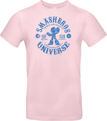 Smash Bros Fight Club - Gaming Fighter - mega man t-shirt, smash bros fighter, fight club, gamer kleidung, blue bomber, teetan, robot master, super smash bros, mega buster, vintage kunst, mega man x, grunge kunst, champion fighter - Standard T-Shirt