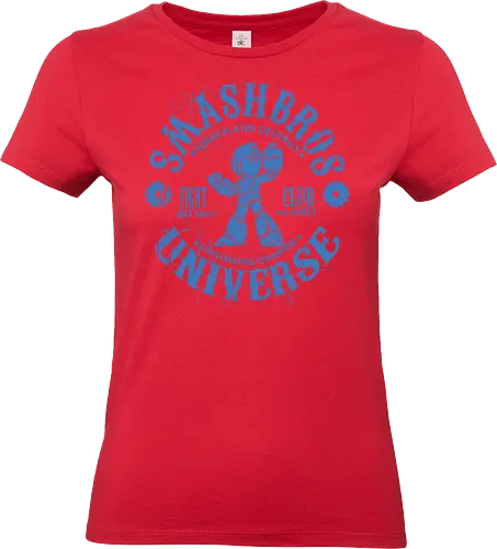 Smash Bros Fight Club - Gaming Fighter - mega man t-shirt, smash bros fighter, fight club, gamer kleidung, blue bomber, teetan, robot master, super smash bros, mega buster, vintage kunst, mega man x, grunge kunst, champion fighter - Standard T-Shirt (Frauen)