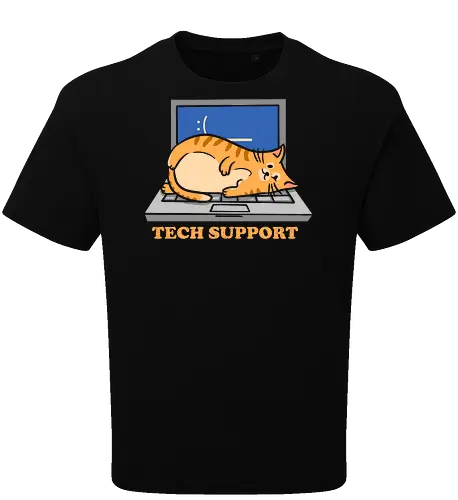 Tech Support Cat Funny Programmer 