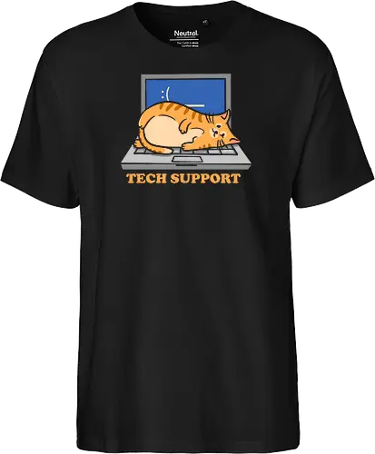 Tech Support Cat Funny Programmer 